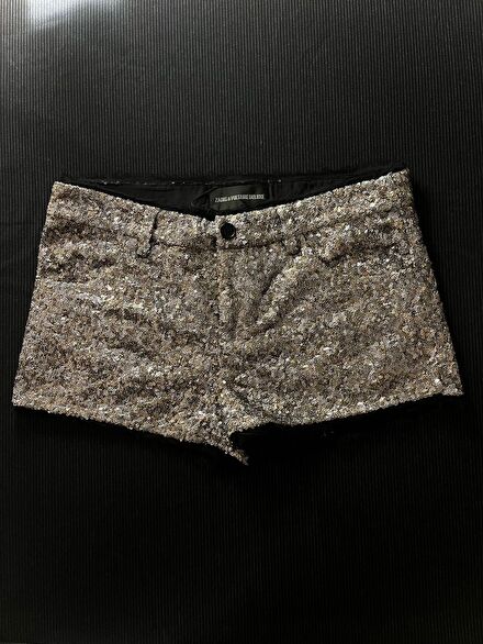 zadig & voltaire payetli abiye şort