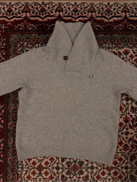 Fred Perry Kuzu Yünü Sweatshirt Kazak