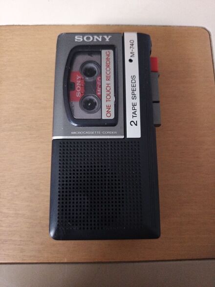 Antika Sony Siyah Mini Kasetli Müzik