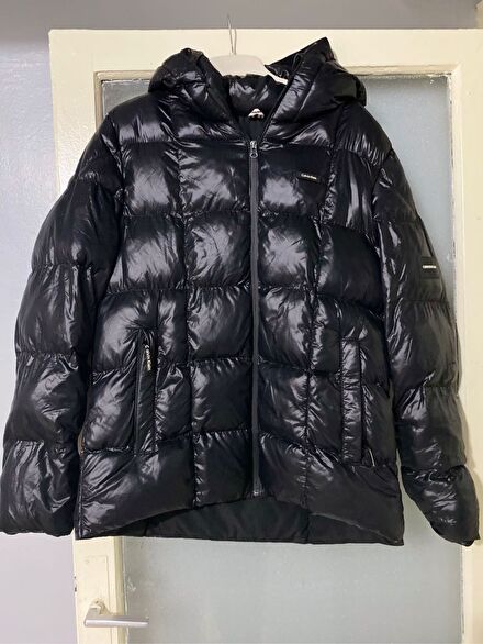 CALVIN KLEIN ERKEK SİYAH ŞİŞME MONT