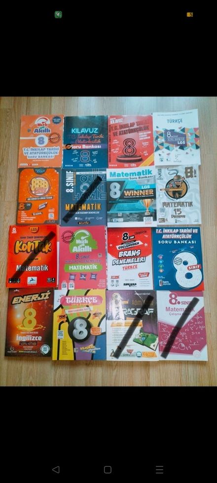8 sınıf tüm dersler ders kitapları lgs