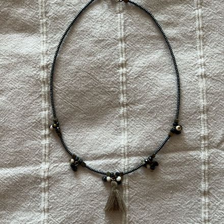 Beaded Kolye Püsküllü