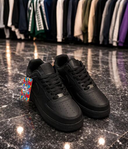 Nike Air Force 1 Siyah Erkek Sneaker