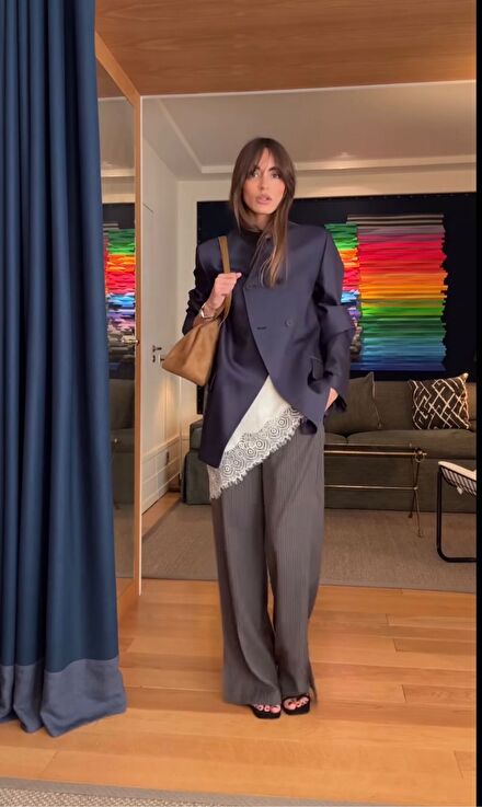 Lacivert Blazer Ceket