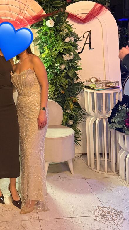 Alfabeta modeli nişan/abiye elbise