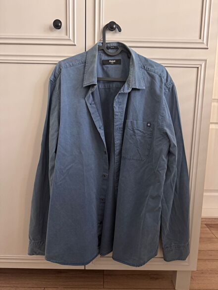 Mavi Erkek Jean Gömlek Slim Fit