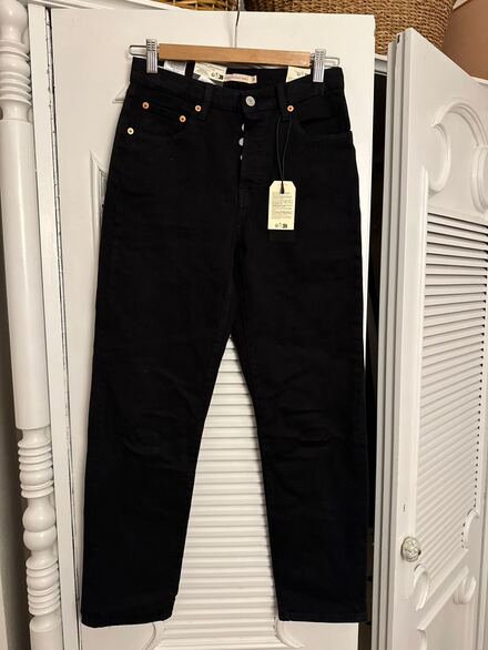 Siyah Levi's Jean Pantolon