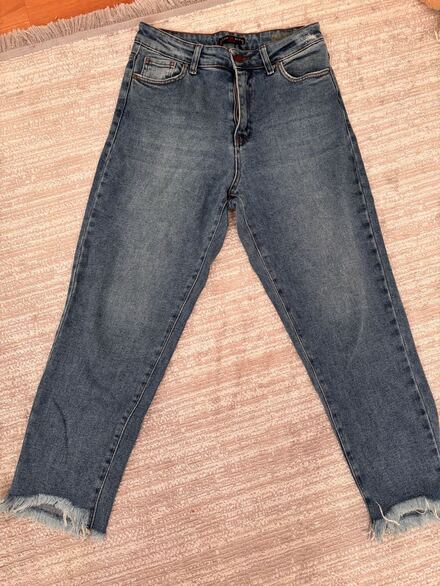 Mom Jean Kot Pantolon