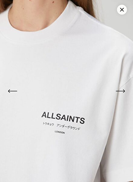 All Saints Beyaz Tshirt