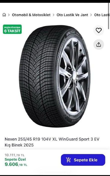 Nexen WinGuard Sport 3 EV KışLık Binek