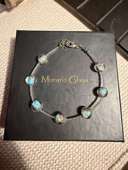 Murano Glass İtalyan cam bileklik