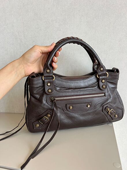 Balenciaga acı kahve çanta Orjinal