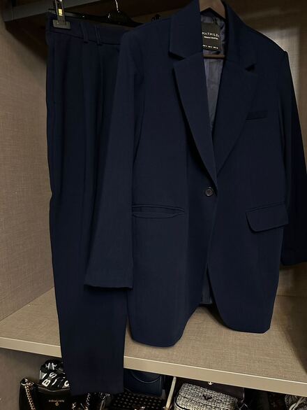 Lacivert Blazer Ceket Pantolon Takım
