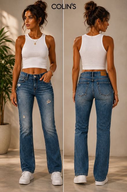 Colin's Mavi Yırtık Detaylı Jean Pantolo