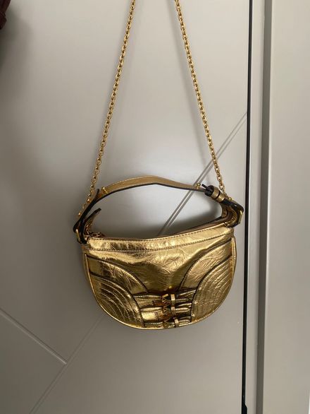 Zara gold çanta
