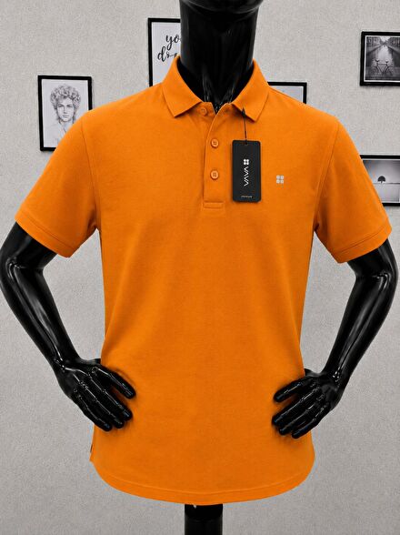 AVVa Turuncu Polo Yaka T-Shirt