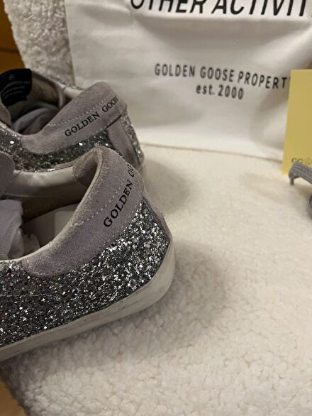 Golden Goose Deluxe Sneaker Gri Beyaz