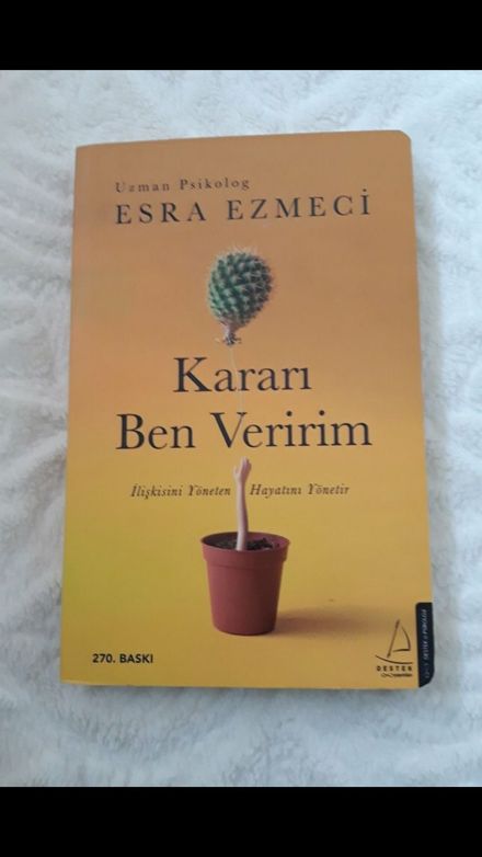 Esra Ezmeci Kararı Ben Veririm Kitabı