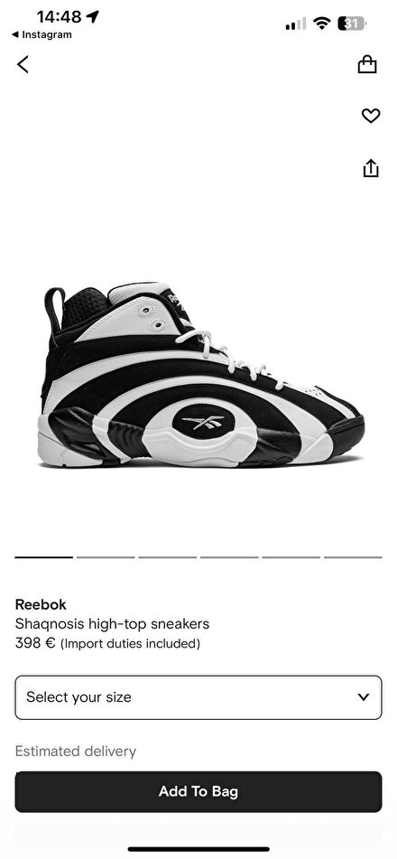 Shaq NBA Reebok Basket Ayakkabi