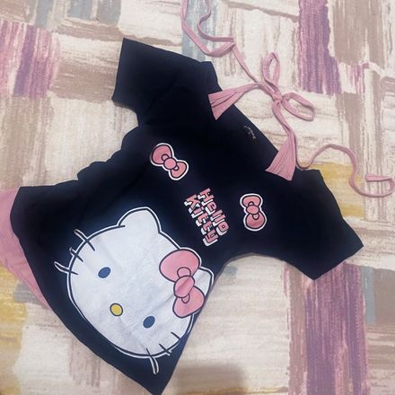 Hello Kitty Desenli Bluz
