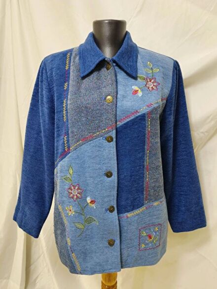 Alfred dunner nakış işleme vintage ceket