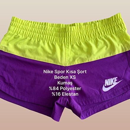 Nike Spor Bayan Kısa Şort