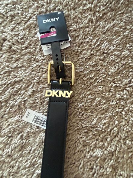 Dkny Siyah Deri Kemer m/l beden