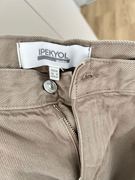İpekyol Bej Denim Pantolon