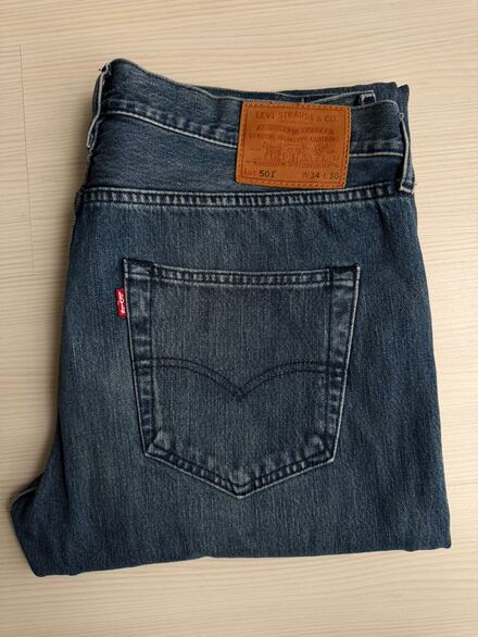 Levi's 501 Mavi Jean kot pantolon