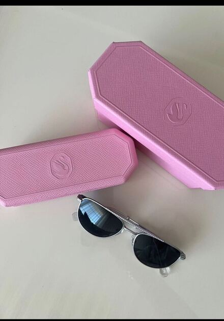 Gümüş tasli swarovski gozluk