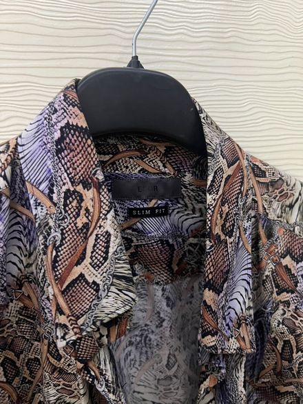 Efor Desenli Slim Fit Gömlek