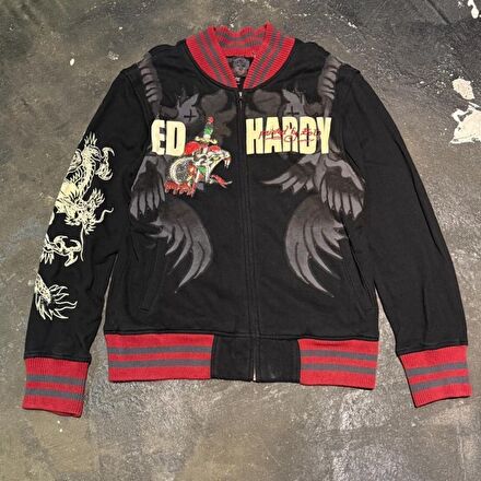 Y2K Ed Hardy Vintage Ceket