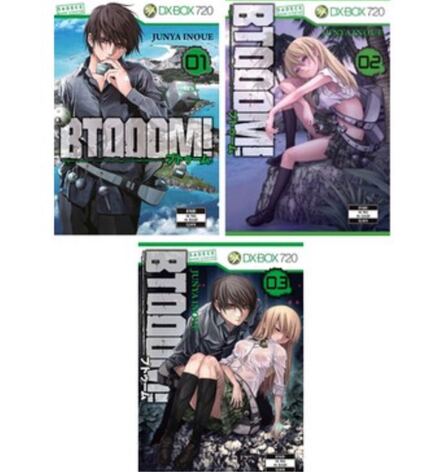 Btooom! Cilt 1, 2 ve 3 Manga Seti