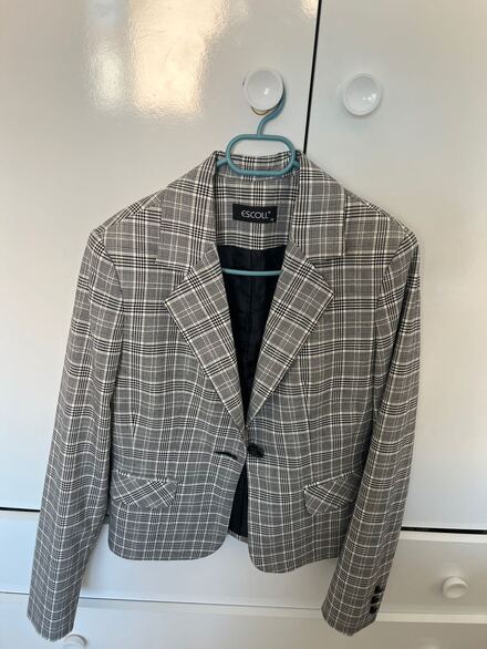 Ekose Blazer Ceket