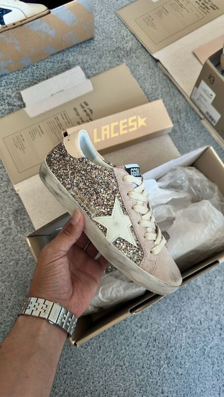 Golden Goose Super-Star Pink Glitter