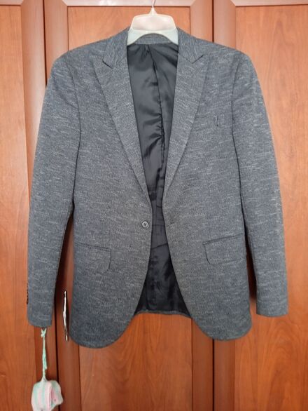 Erkek Gri Blazer Ceket