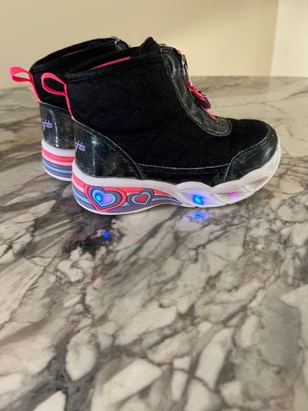 Skechers Işıklı Siyah Bot