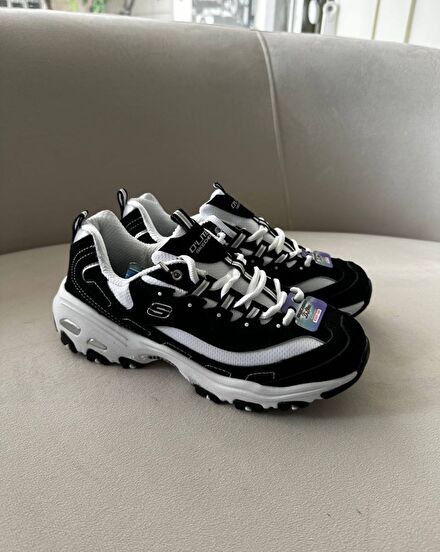 Skechers Spor Ayakkabı Siyah Beyaz