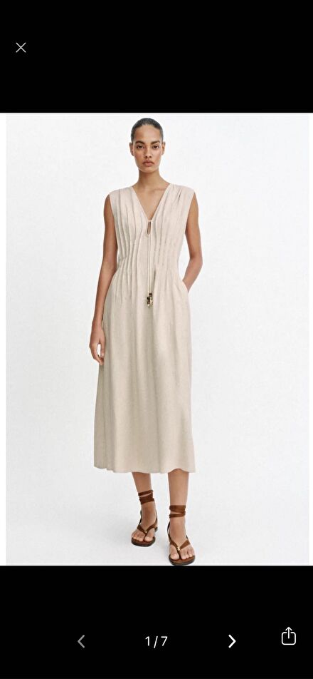 Zara keten elbise