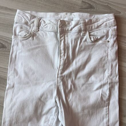 Beyaz Jeans Pantolon