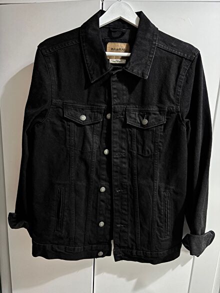 Pull & Bear Siyah Kot Ceket