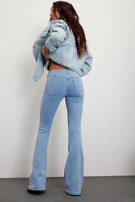 Free People Penny PullOn Flare Tayt Jean