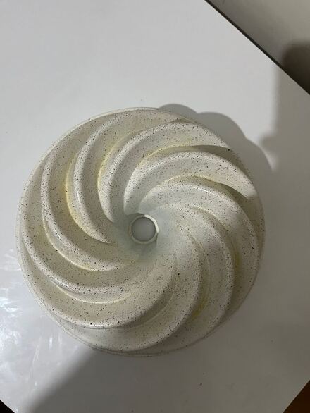 Kek Kalıbı Beyaz Desenli