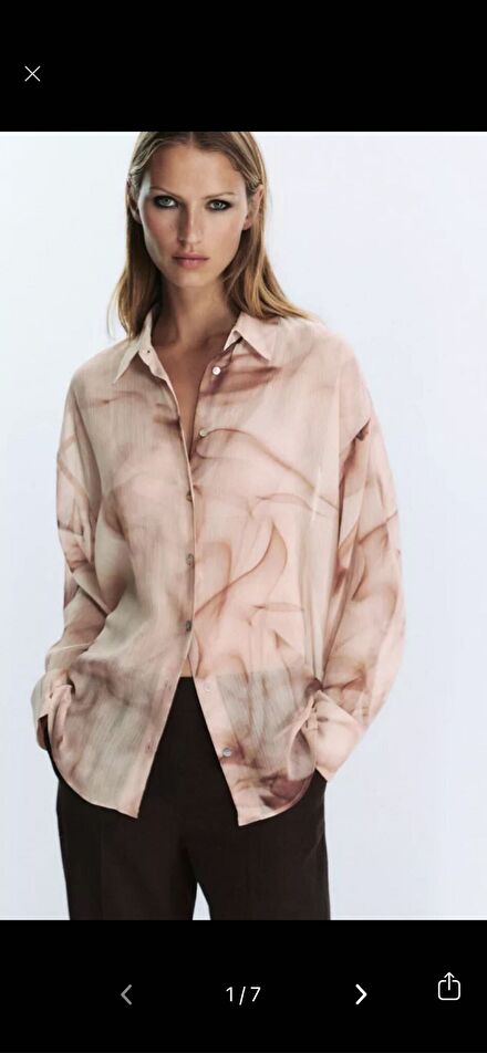 Zara batik gömlek