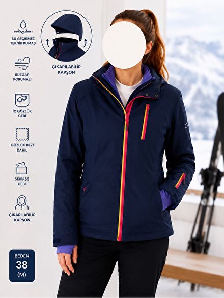 Tchibo Active Kadın Kayak Mont 38