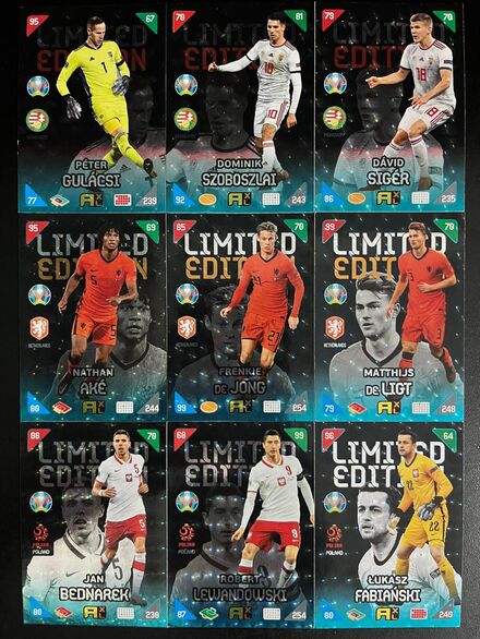 Euro 2020 Kick Off Panini 9 Limited Kart