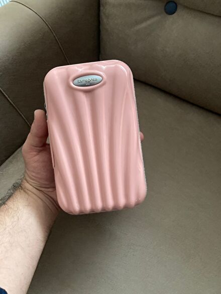 Samsonite Pembe Mini El Çantası
