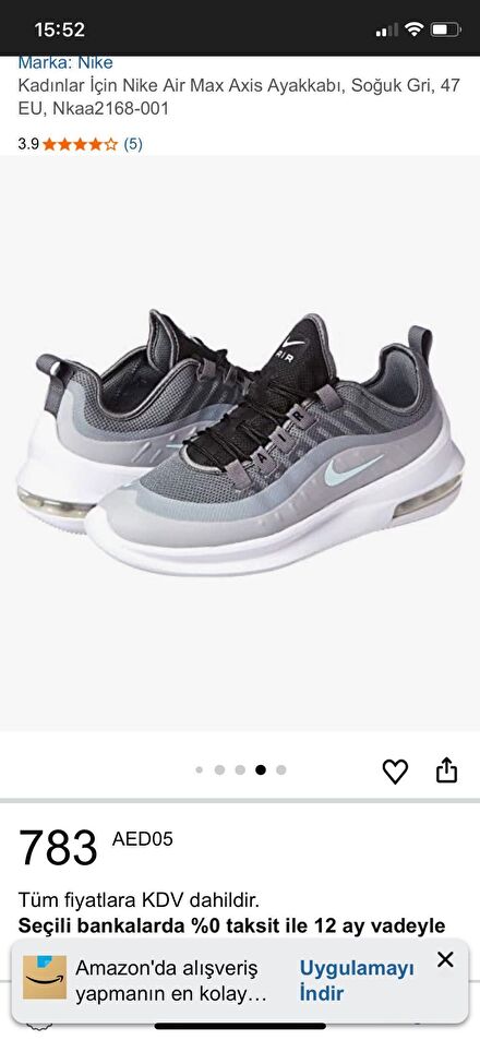Nike Air Max Axis Ayakkabı