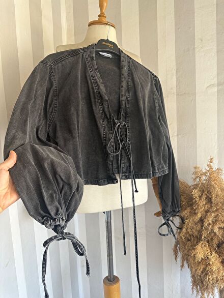 Crop tasarım ceket