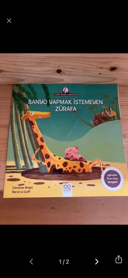Banyo Yapmak İstemeyen Zürafa Çocuk Kita